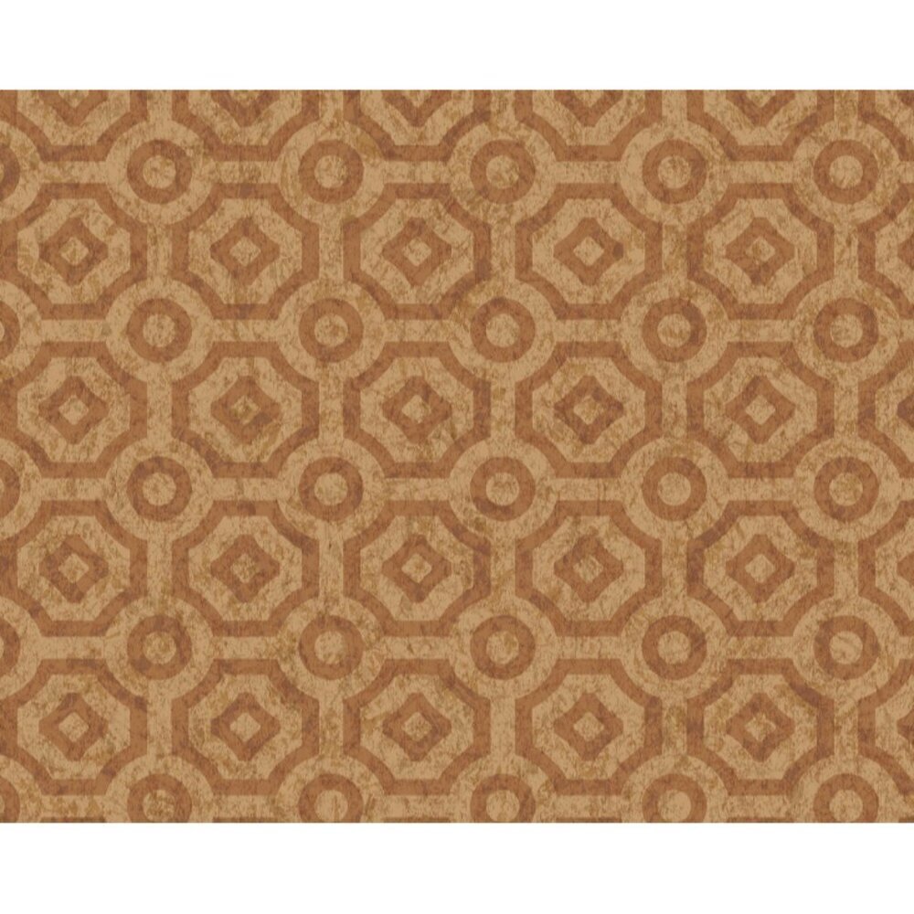 New Cole & Son Queen's Quarter Wallpaper  118/10025 A001 Metallic Copper